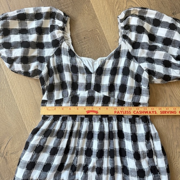 Cato Black and White Checkered Mini Dress - Picture 8 of 10